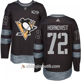 Män Ishockey Pittsburgh Penguins Tröja Patric Hornqvist 72 1917-2017 100th Anniversary Adidas Svart Authentic